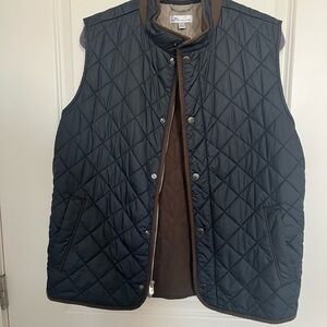 Men's Quilted Black Vest